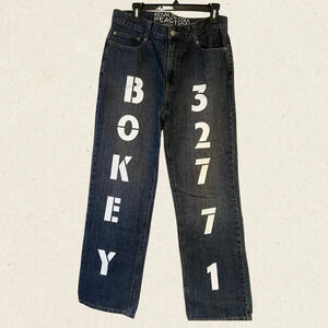 🌟 Upcycled Kenneth Cole Reaction Jeans – Make a Bold Statement! 🌟